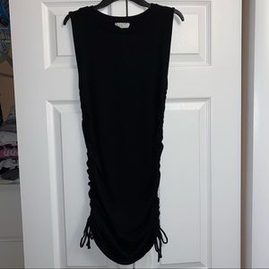 Black Mini dress with Side ties